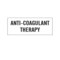 Nevs Printed Chart Tape - Anticoagulant Therapy NT-5 - alternate 1